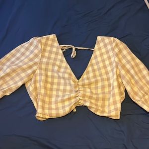 Missguided Backless Crop Top